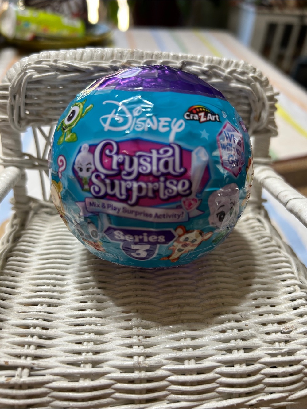 Disney Cra-Z-Art Crystal Surprise Ball Series 3 Open To Reveal What Will You Get